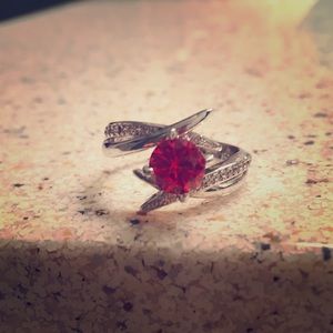 Red diamond ring